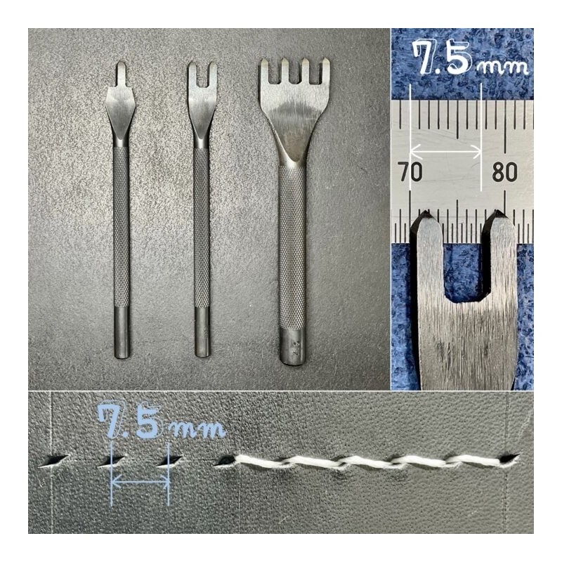 Děrovací vidličky 7,5mm
