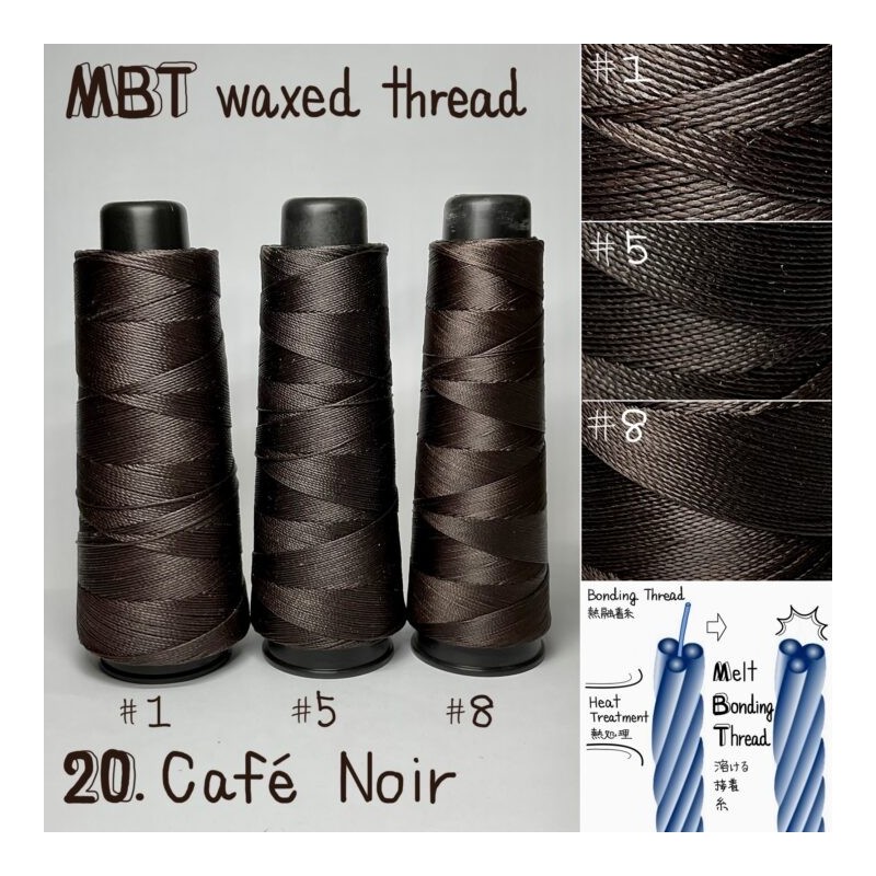 Voskovaná nit, černé kafé ( 20.Cafe Noir) Voskovaná nit, černé kafé ( 20.Cafe Noir)