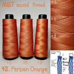 Voskovaná nit, perský pomeranč (42.Persian Orange)