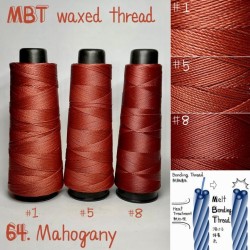 Voskovaná nit, mahogon (64.Mahogany)